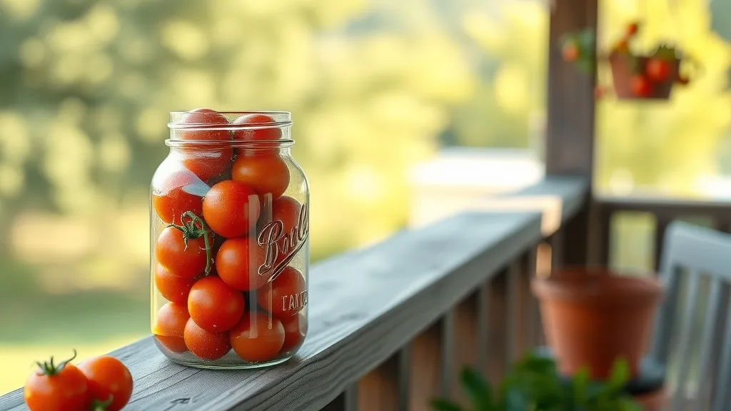 Conserver les petites récoltes d'un balcon sans gaspiller