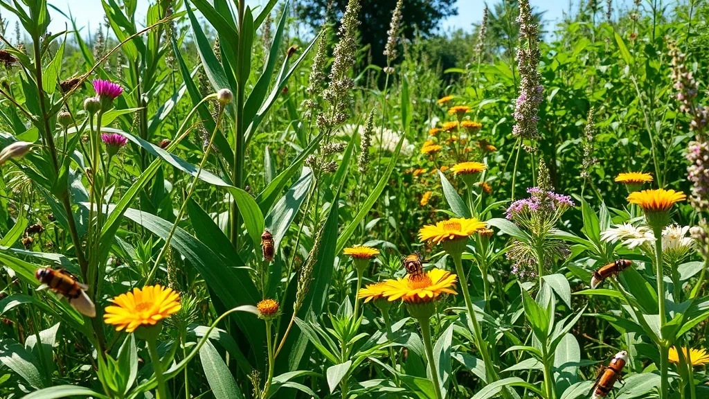Créer un jardin sauvage pour la biodiversité : 5 étapes faciles et écologiques