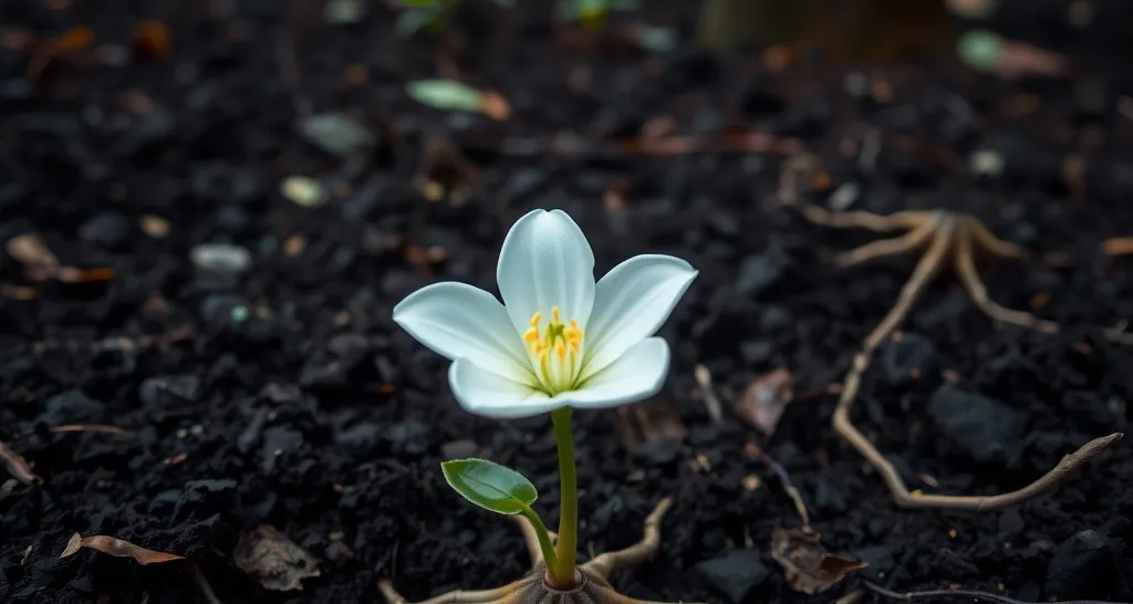 La fleur souterraine qui révèle un autre visage des plantes