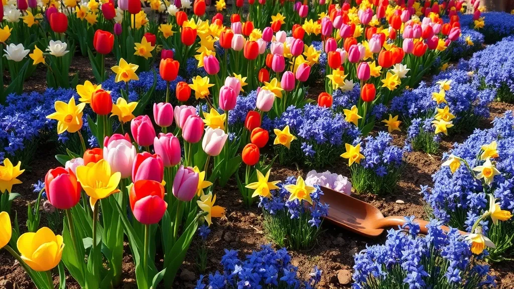 Bulbes de printemps et d'automne : le guide complet pour des floraisons spectaculaires