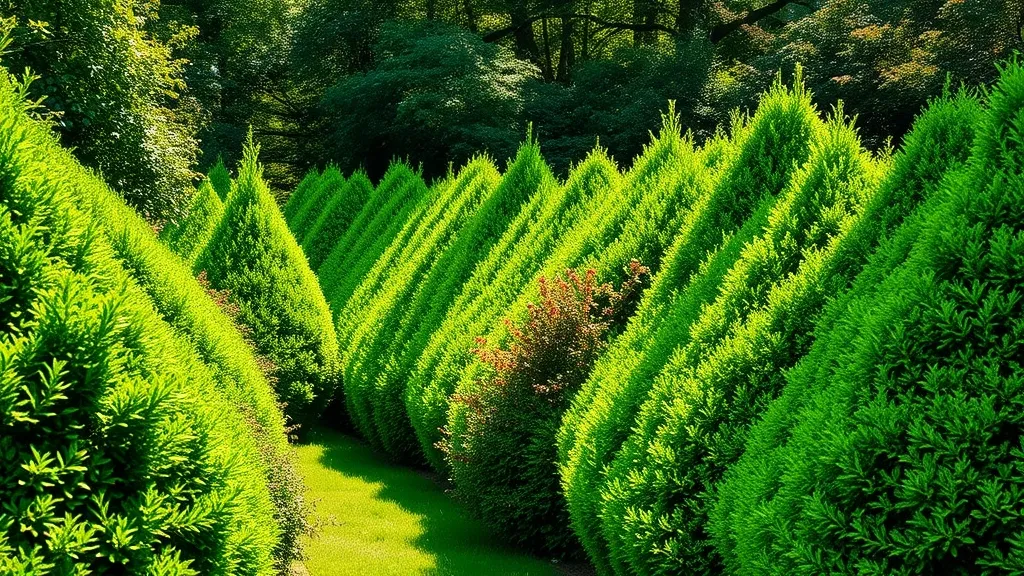 Haies et arbustes persistants : structurer son jardin toute l'année