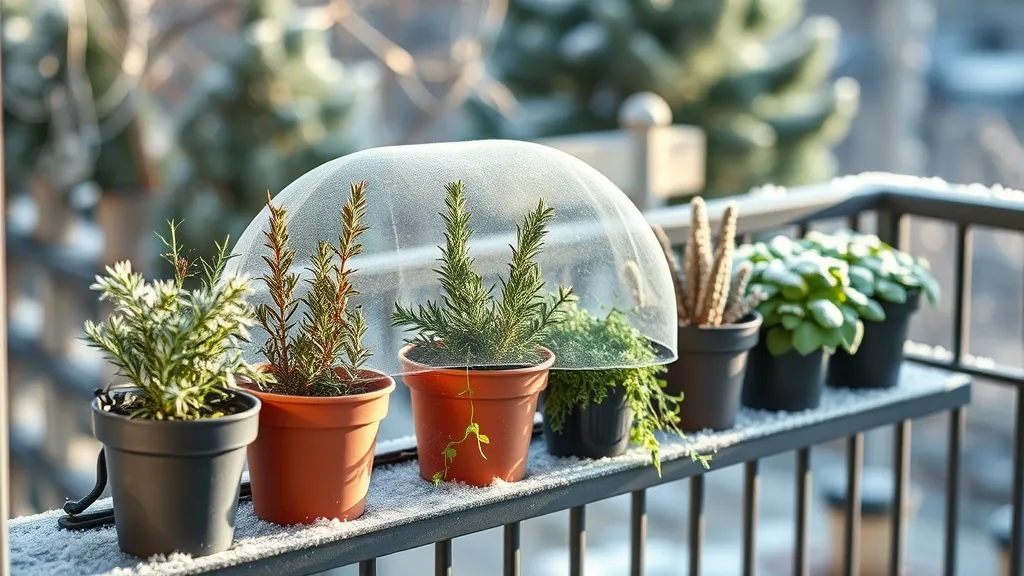 Aromatiques de Balcon : Le Guide Complet pour les Protéger du Gel et les Garder Vivantes l'Hiver 2026