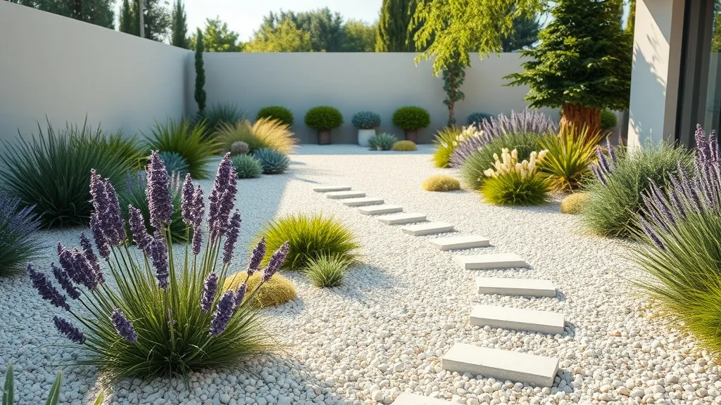 Jardin sec : 10 plantes sur gravier pour un extérieur sans eau
