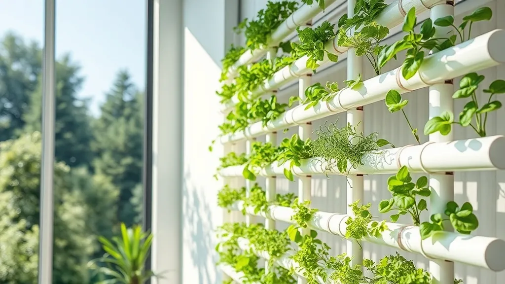 Hydroponie verticale : guide complet pour créer votre mur végétal comestible