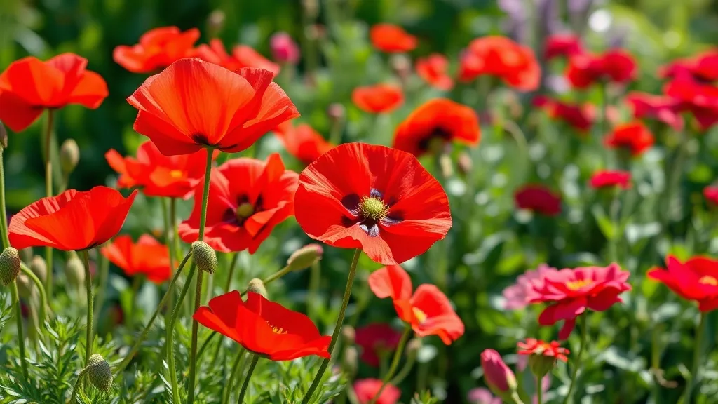 Top 10 des plantes à fleurs rouges pour un jardin vibrant et spectaculaire