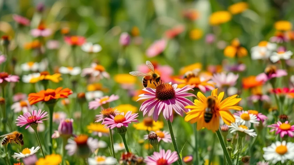 Guide des meilleures plantes mellifères et fleurs sauvages pour attirer les abeilles toute l'année